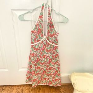 Zara Floral Halter Neck Dress